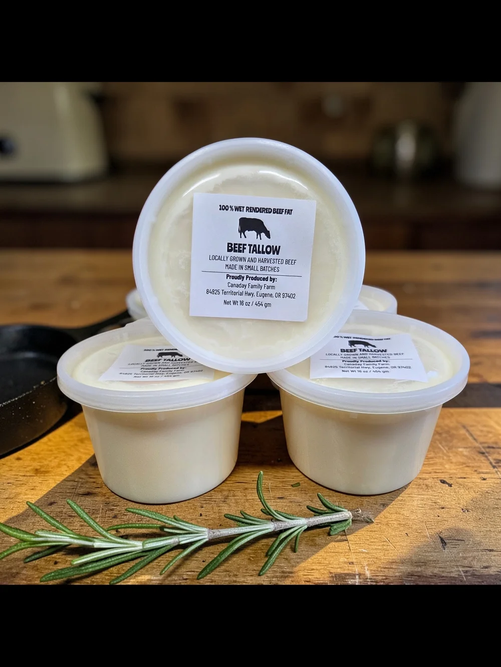 Beef Tallow Skin & Body White -